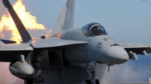 В Калифорнии потерпел крушение истребитель-бомбардировщик F/A-18C