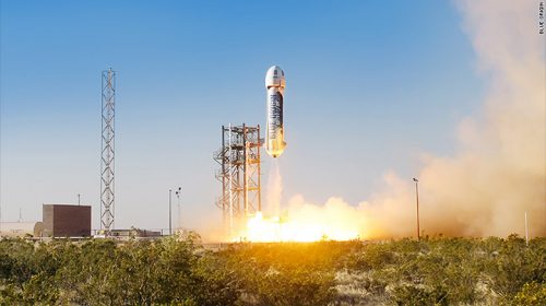 Blue Origin испытала систему эвакуации людей с космического корабля