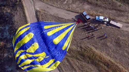 В Объединенных Арабских Эмиратах  упал воздушный шар с туристами