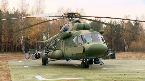 Шесть Ми-8 МТВ-5 приземлились в Мачулищах