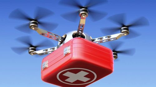 В Швейцарии медики доставляют кровь дроном!