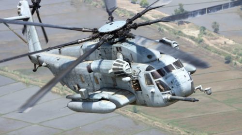 Эксплуатация CH-53 в Японии временно запрещена