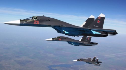 Российские Су-34 выполнили полеты в стратосферу