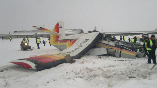 В аэропорту Нарьян-Мара потерпел крушение Ан-2