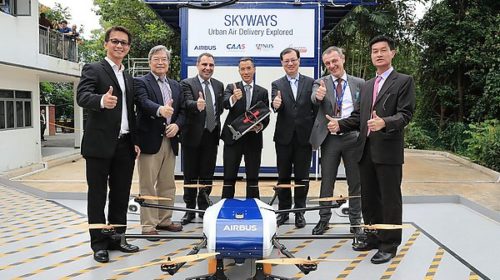 Успешно проведена первая демонстрационная доставка товара дроном Skyways