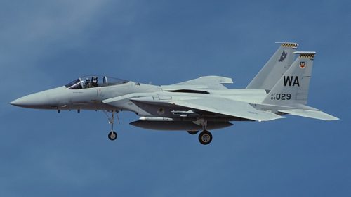 F-15 Южной Кореи «влетел» в гору
