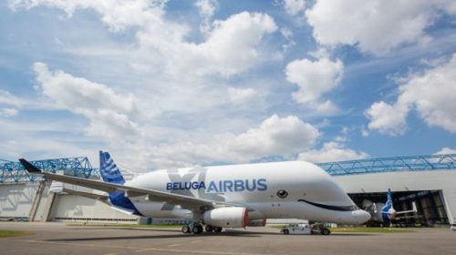 Airbus показал первый грузовой самолет Beluga XL увеличенной вместимости