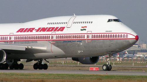 Самолет авиакомпании Air India успешно посадили с неисправной гидравлической системой