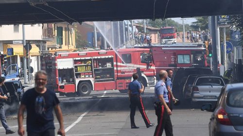 Взрыв в Болонье разнес трассу и покалечил десятки человек (ВИДЕО)