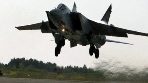 МиГ-31 разбился в России. Фото