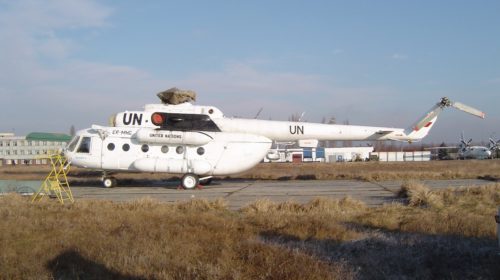 Молдавский Ми-8 упал с высоты 15 метров