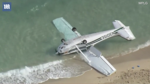Самолет в Майами потерпел крушение в воду, все спасены