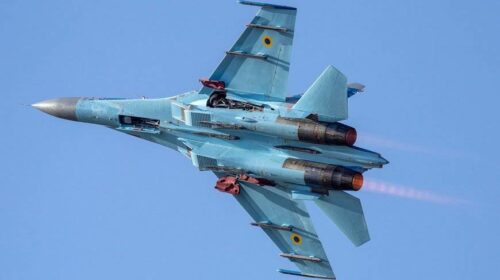 Су-27 разбился на Украине. Пилот погиб
