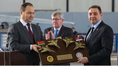 Сербская армия торжественно приняла от Беларуси четыре МиГ-29