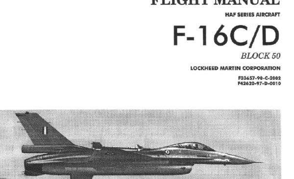 Титульная страница технического руководства истребителя F-16 от 1996 года Фото habr.com