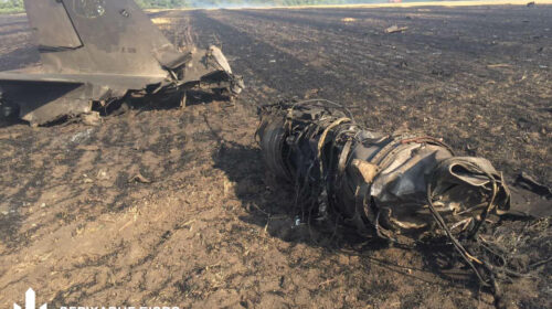 В Украине разбился военный самолет