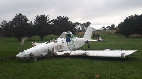 Аварийная посадка легкомоторного самолета в Австралии со счастливым концом |ФОТО|ВИДЕО