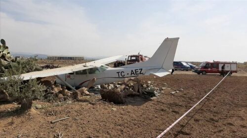 Учебно-тренировочный самолёт разбился на юге Турции