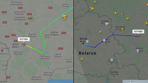 Все больше в белорусском небе появляется самолетов ВКС РФ