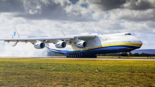 Части самолёта Ан-225 «Мрия» вывезли на утилизацию