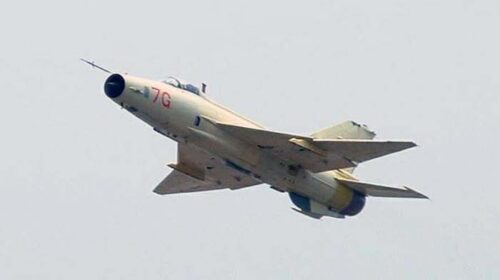 МиГ-21 ВВС НОАК потерпел крушение