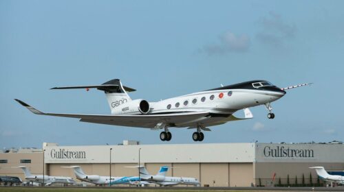 Первый полёт Gulfstream G800