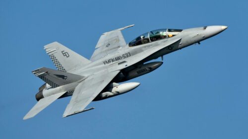 В США разбился истребитель F/A-18D