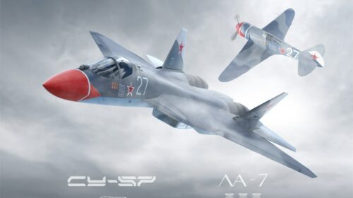 Ростех показал Су-57 в ливрее истребителя легендарного летчика времен ВОВ Ивана Кожедуба.