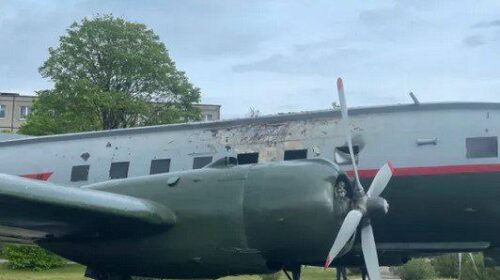 В Бегомле вчера горел Ил-14 — памятник местному партизанскому аэродрому времён ВОВ