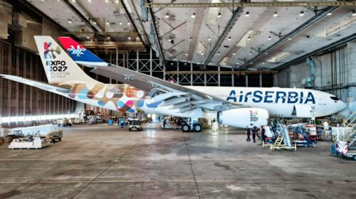 Air Serbia представила самолёт к Expo 2027