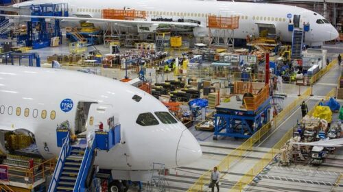 Boeing планирует увеличить выпуск 787 до семи самолётов в месяц