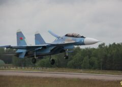 В Беларусь на один из аэродромов ВВС и войск ПВО прибыла партия самолетов Су-30СМ2.