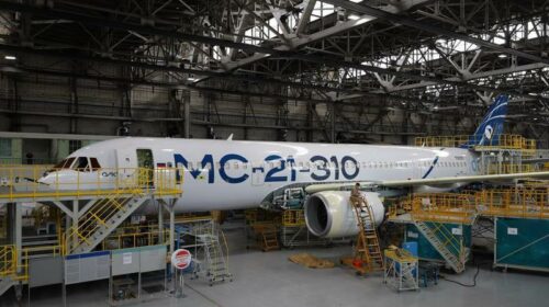 Завершена сборка полностью импортозамещенного самолета МС-21