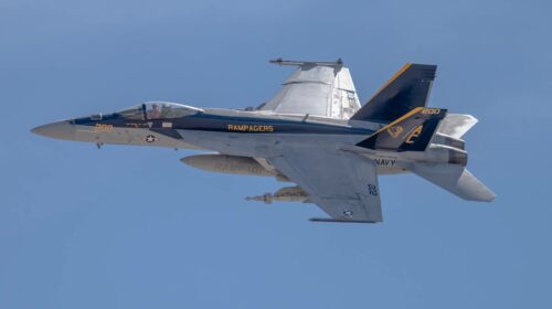 В США разбился истребитель F/A-18E Super Hornet