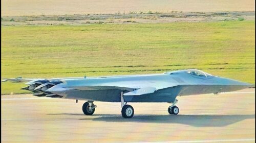 Новые фотографии китайского боевого самолёта «шестого поколения»