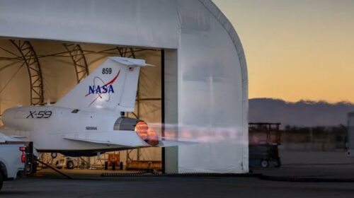 NASA готовит первый полёт тихого сверхзвукового X-59 Quesst