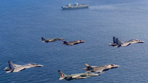 ВВС Индии провели совместные учения с британскими F-35B над Индийским океаном