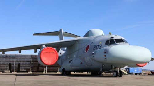 Япония представила новый самолёт радиоэлектронной борьбы на базе Kawasaki C-2