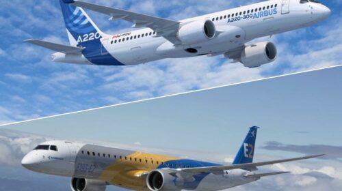 Turkish Airlines выбирает новые региональные самолёты: Airbus A220 или Embraer E195-E2 Turkish Airlines выбирает новые региональные самолёты: Airbus A220 или Embraer E195-E2