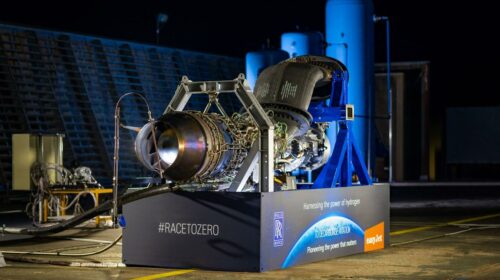 Rolls-Royce испытала авиадвигатель на чистом водороде