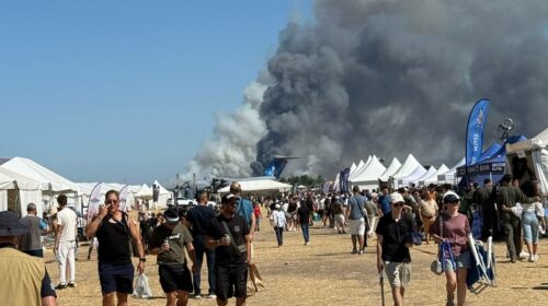 Греческий F-4E Phantom II разбился на авиашоу Athens Flying Week