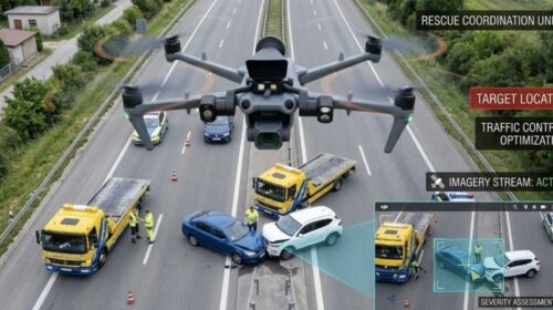 Рой дронов вместо одного оператора: ИИ-система для быстрой оценки сразу нескольких ДТП